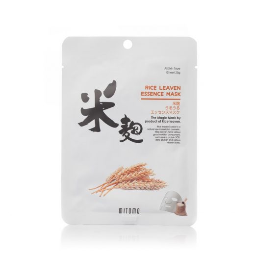 Mitomo sheet mask Rice Leaven Natural UV protection